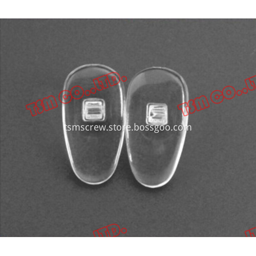 PVC Eyewear Nose Pads Screw In Push In
